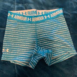 Under armor spandex shorts